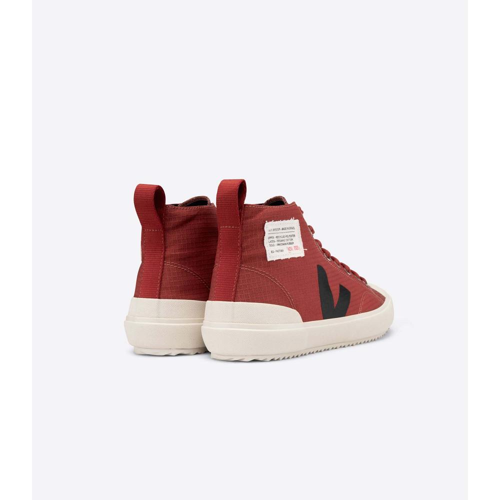 Burgundy Women's Veja NOVA HL RIPSTOP High Tops | AU 350QMA